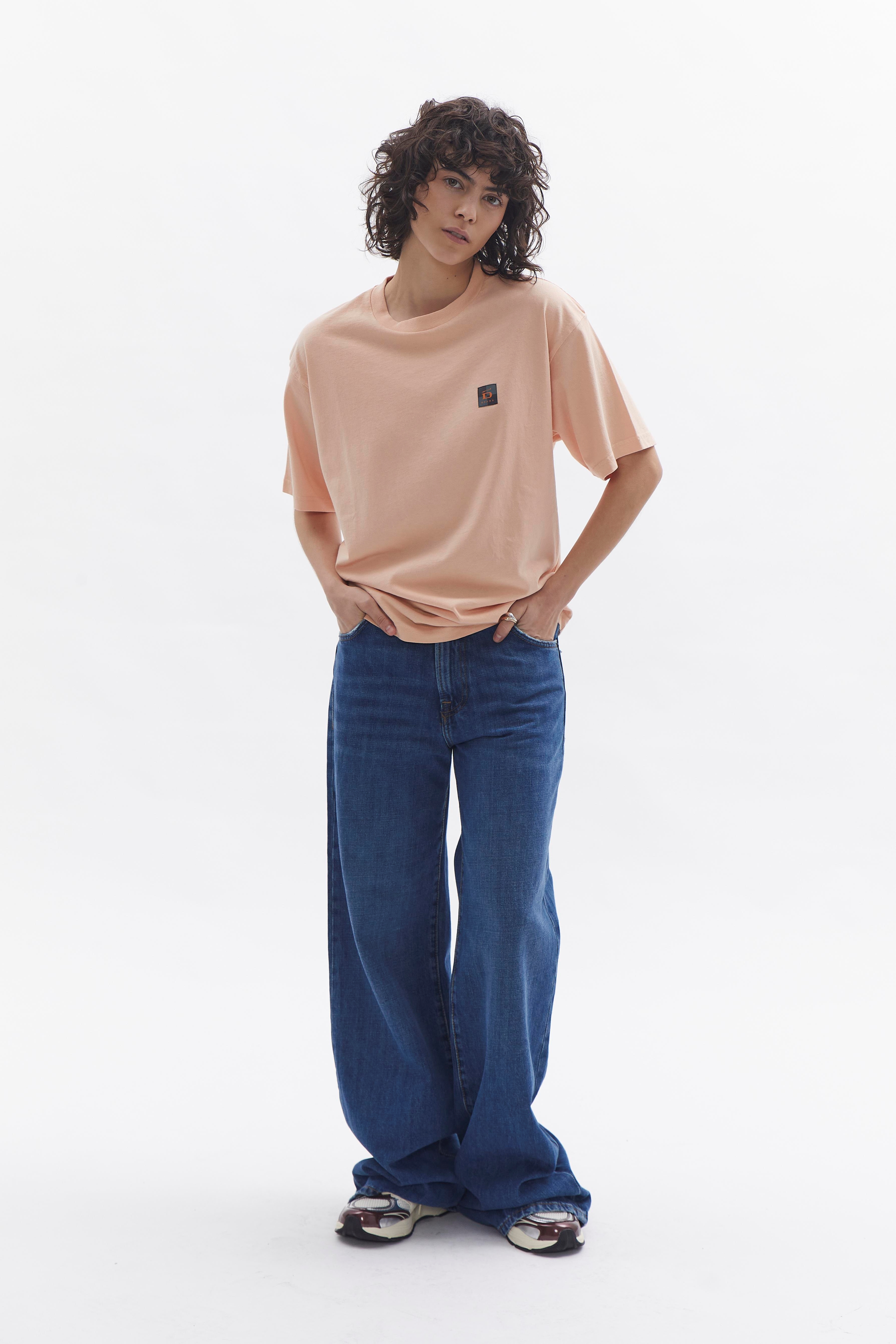 D-Brand, T-Shirts, Polos und Tops, Relaxed T-Shirt, SALMON, Lachs, 222203, 222203-680
