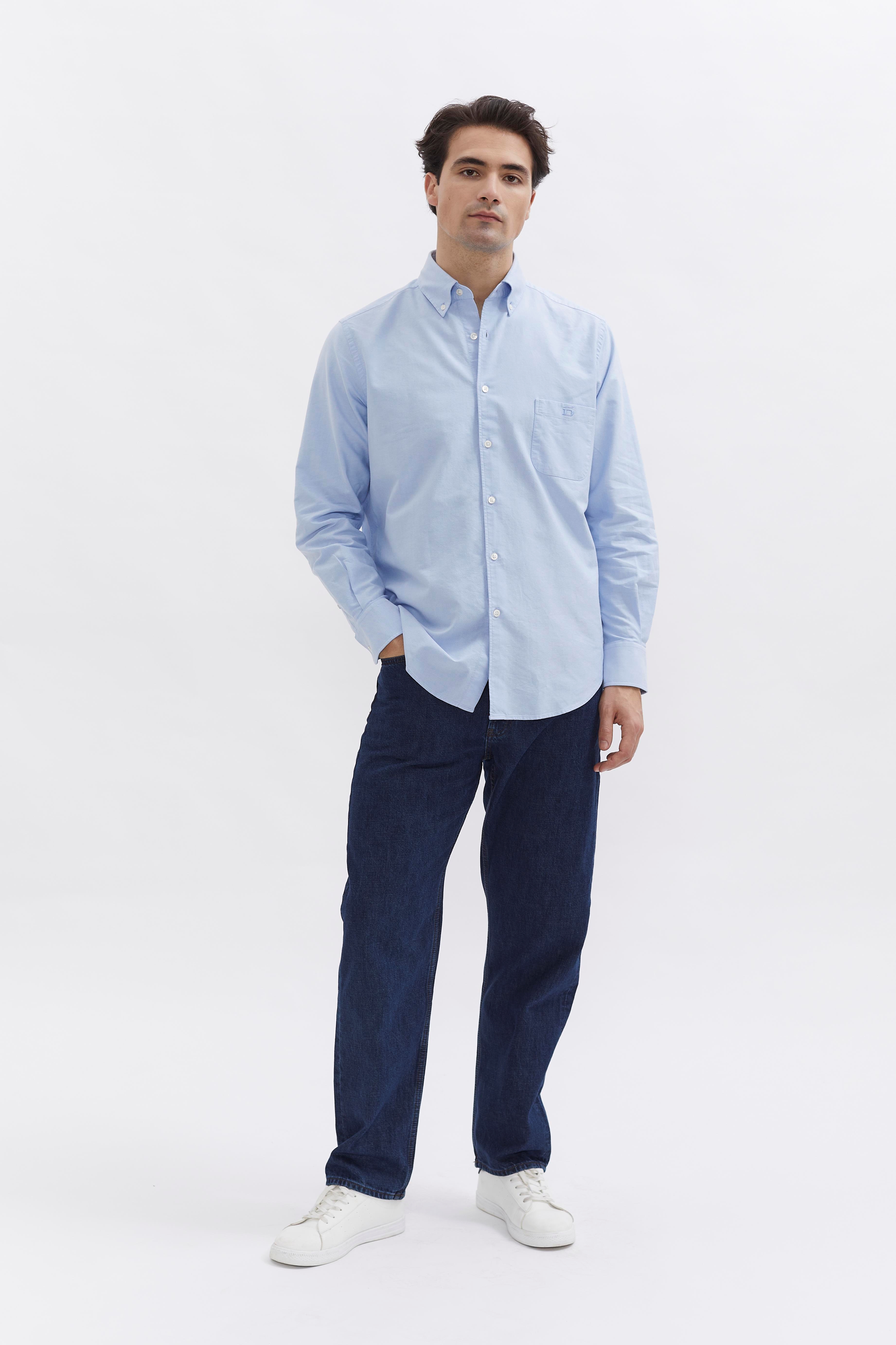 D-Brand, Shirts, Oxford Shirt, PALE BLUE, Blau, 117010, 117010-476
