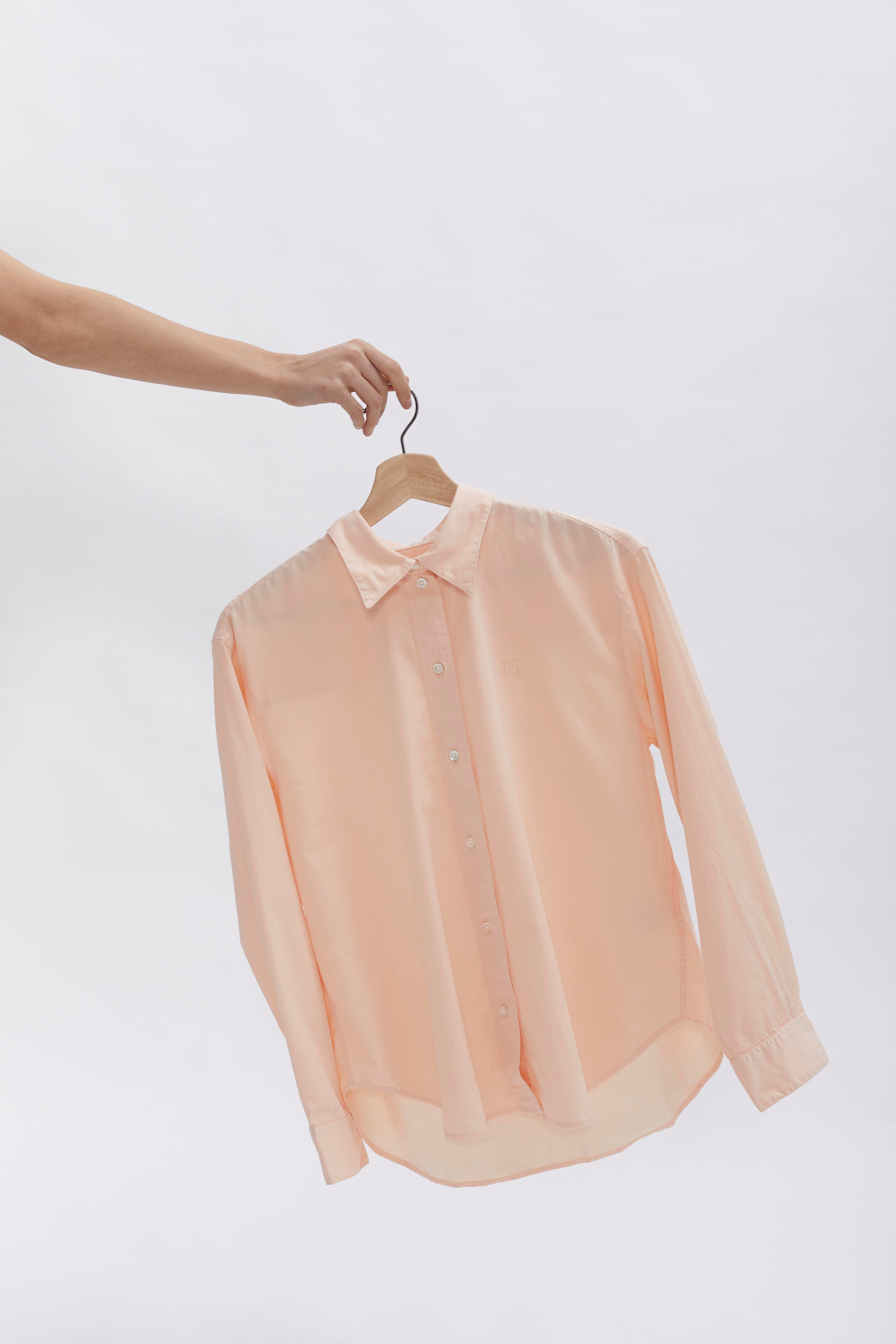 D-Brand, Blouses, Boxed Fit Bluse, SALMON, Lachs, 227010, 227010-680