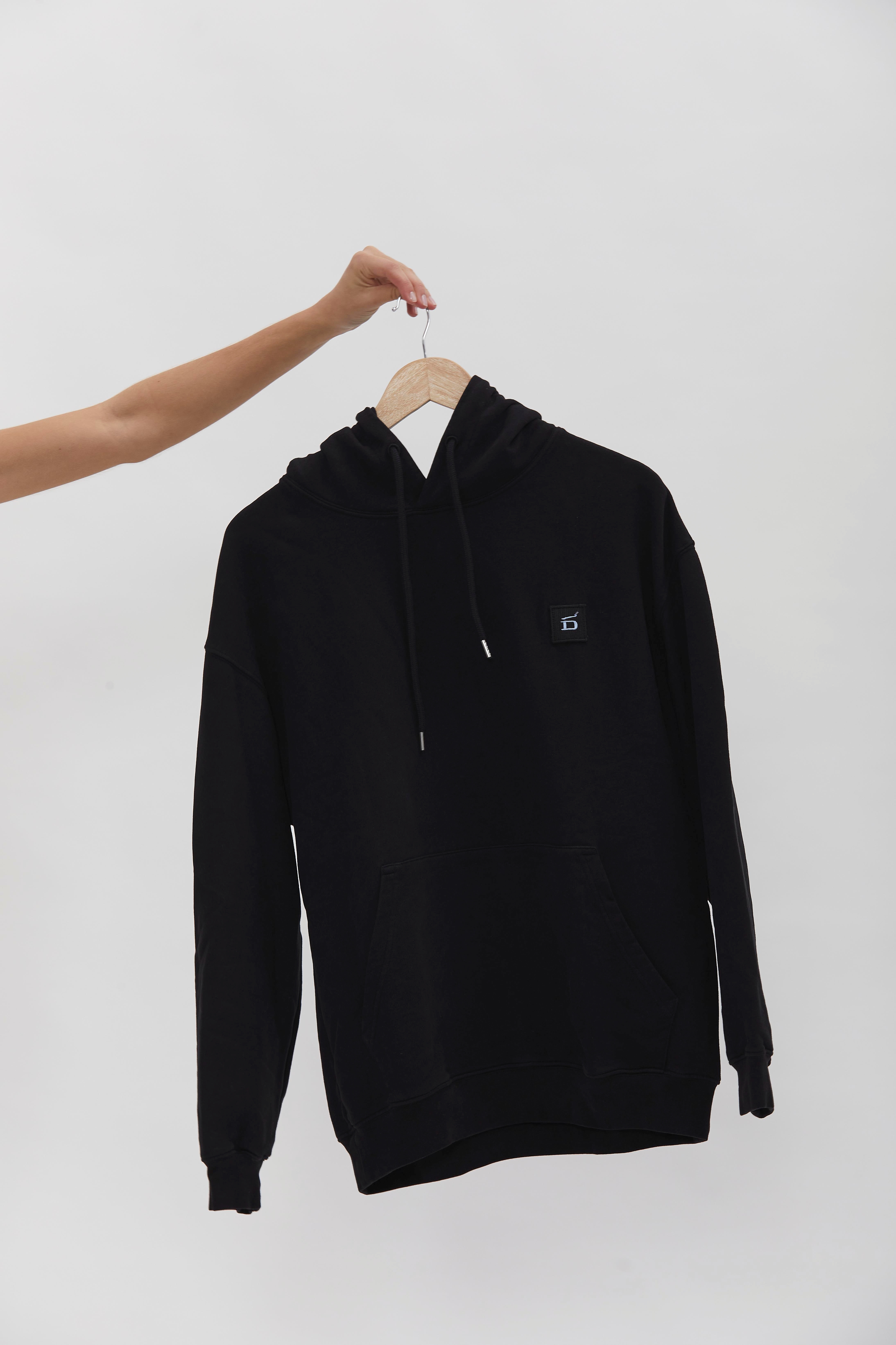 D-Brand, Hoodies, Zip Hoodies, Badge Hoodie, BLACK, Schwarz, 110002, 110002-100