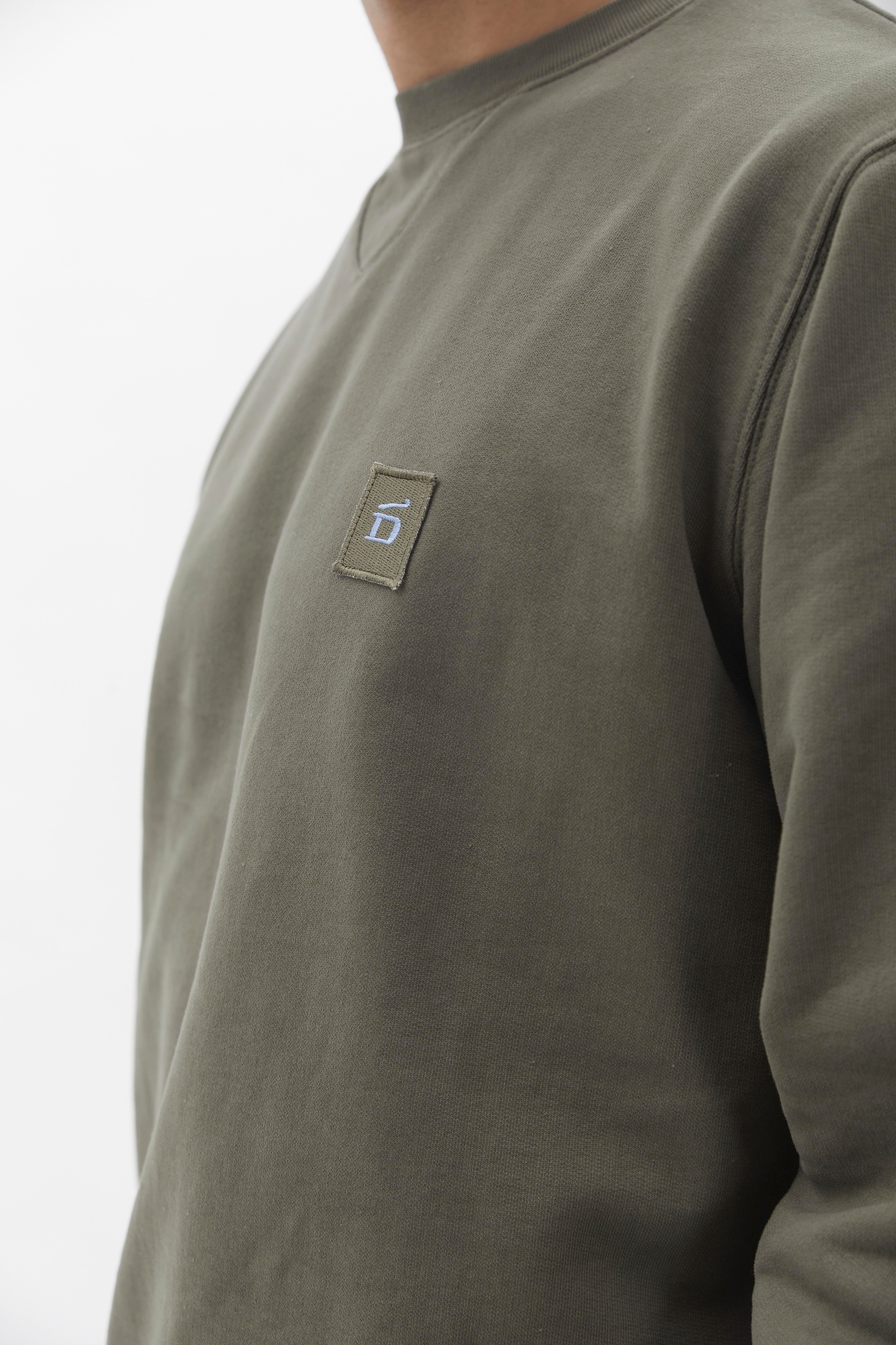 D-Brand, Sweater, Crewneck Sweater, DUSTY OLIVE, Grün, 111225, 111225-322