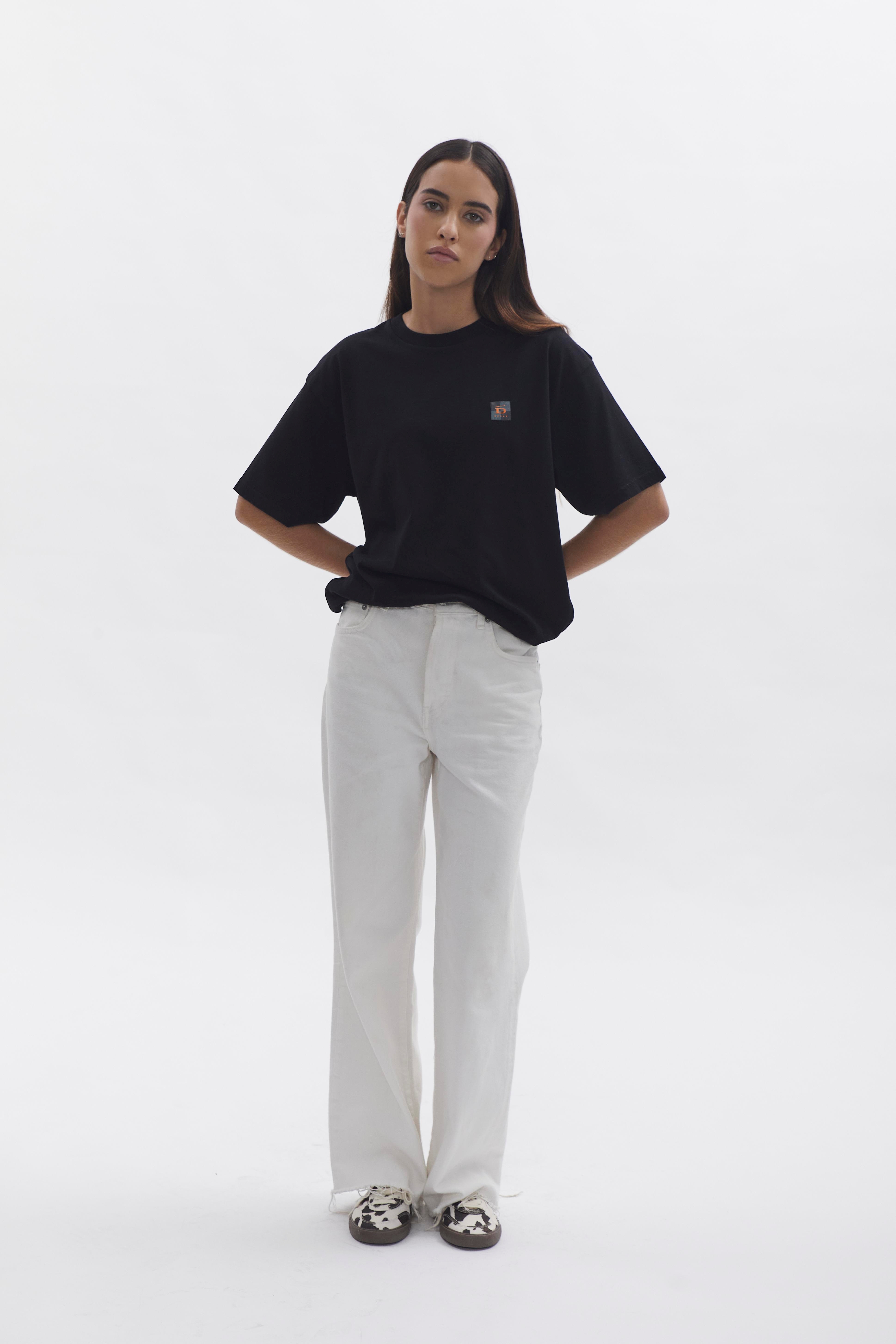 D-Brand, T-Shirts, Polos und Tops, Relaxed T-Shirt, BLACK, Schwarz, 222203, 222203-100