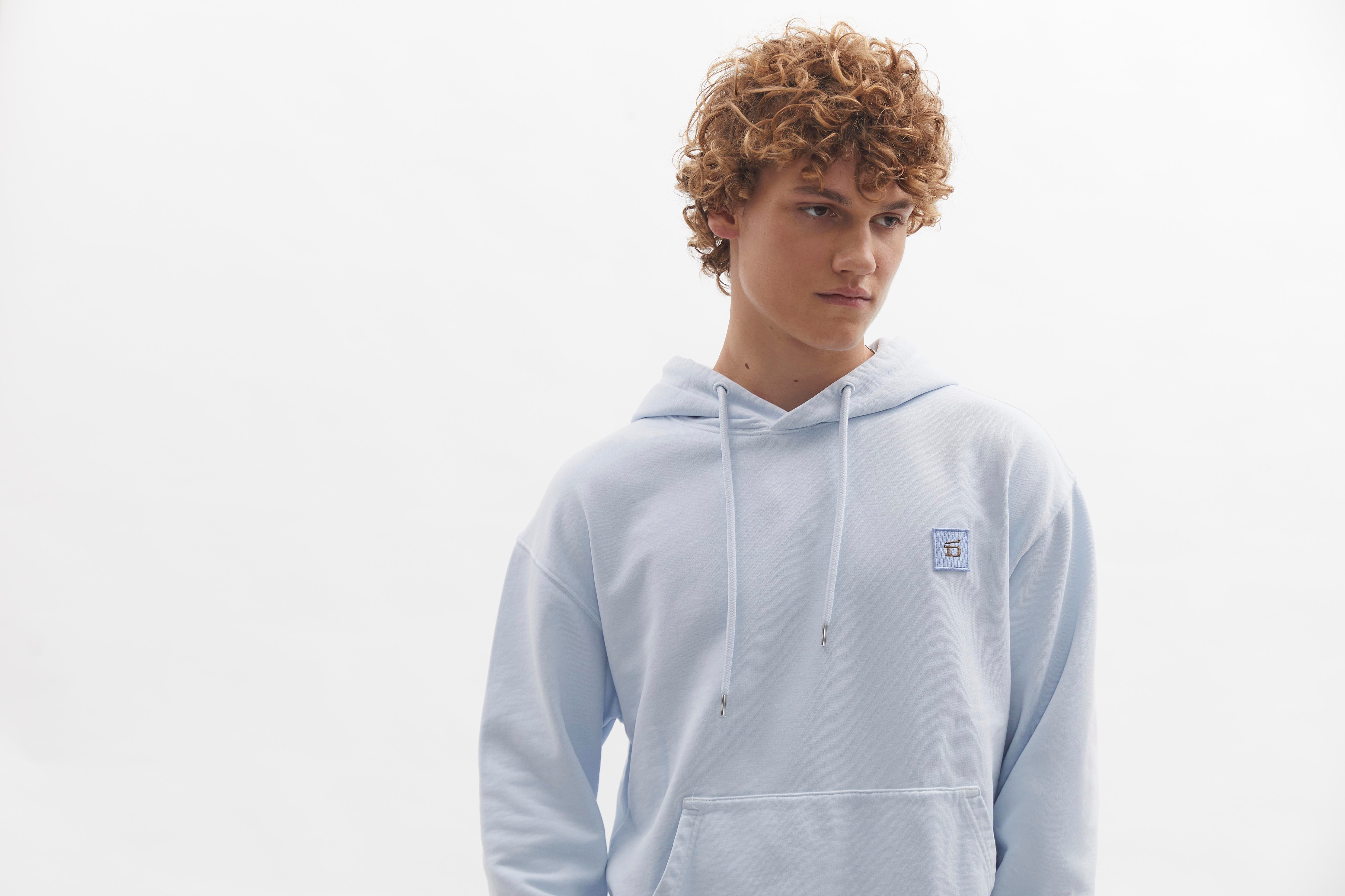D-Brand, Hoodies, Zip Hoodies, D-Hoodie, ICE BLUE, Blau, 110101, 110101-407