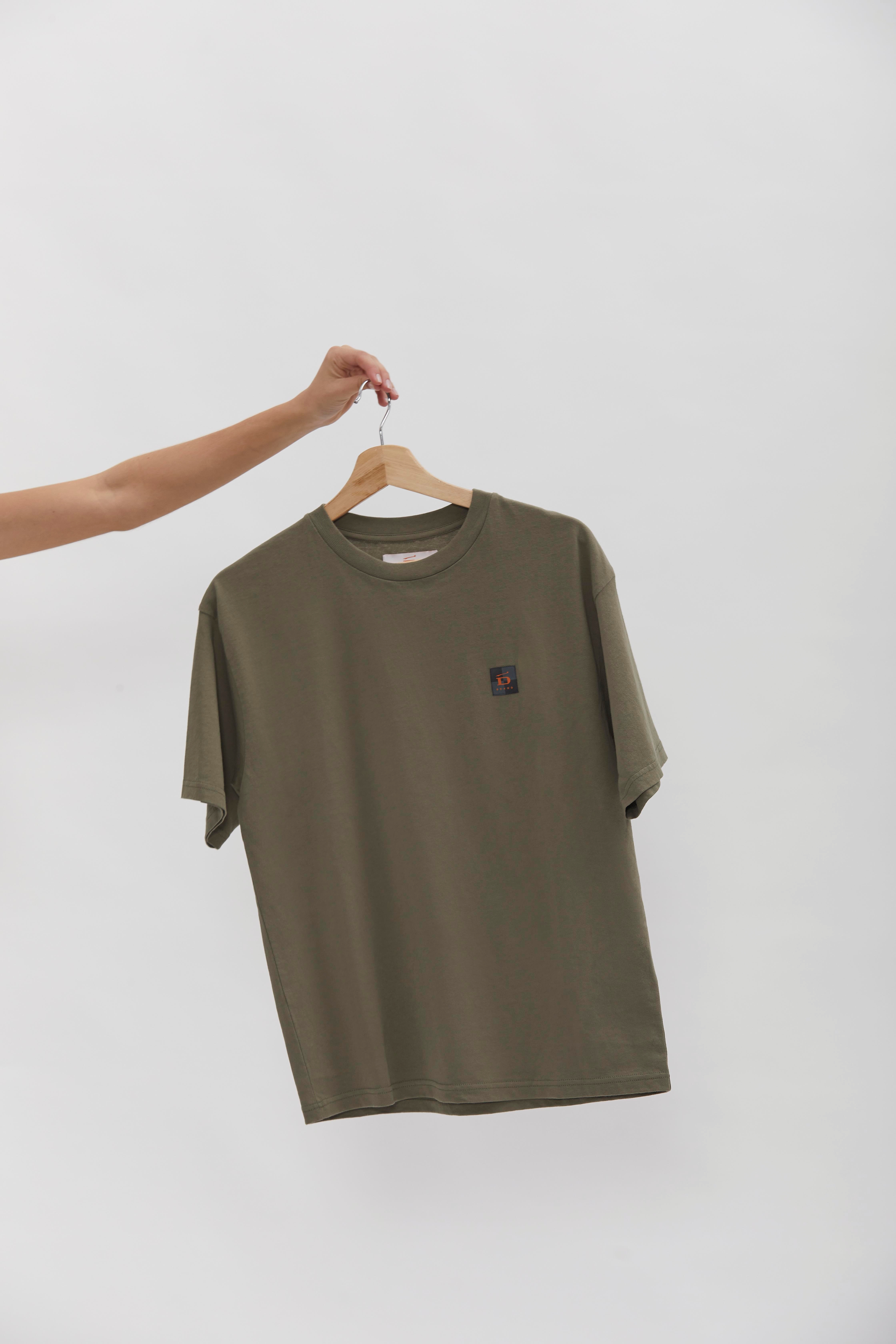 D-Brand, T-Shirts, Polos und Tops, Relaxed T-Shirt, DUSTY OLIVE, Grün, 222203, 222203-322