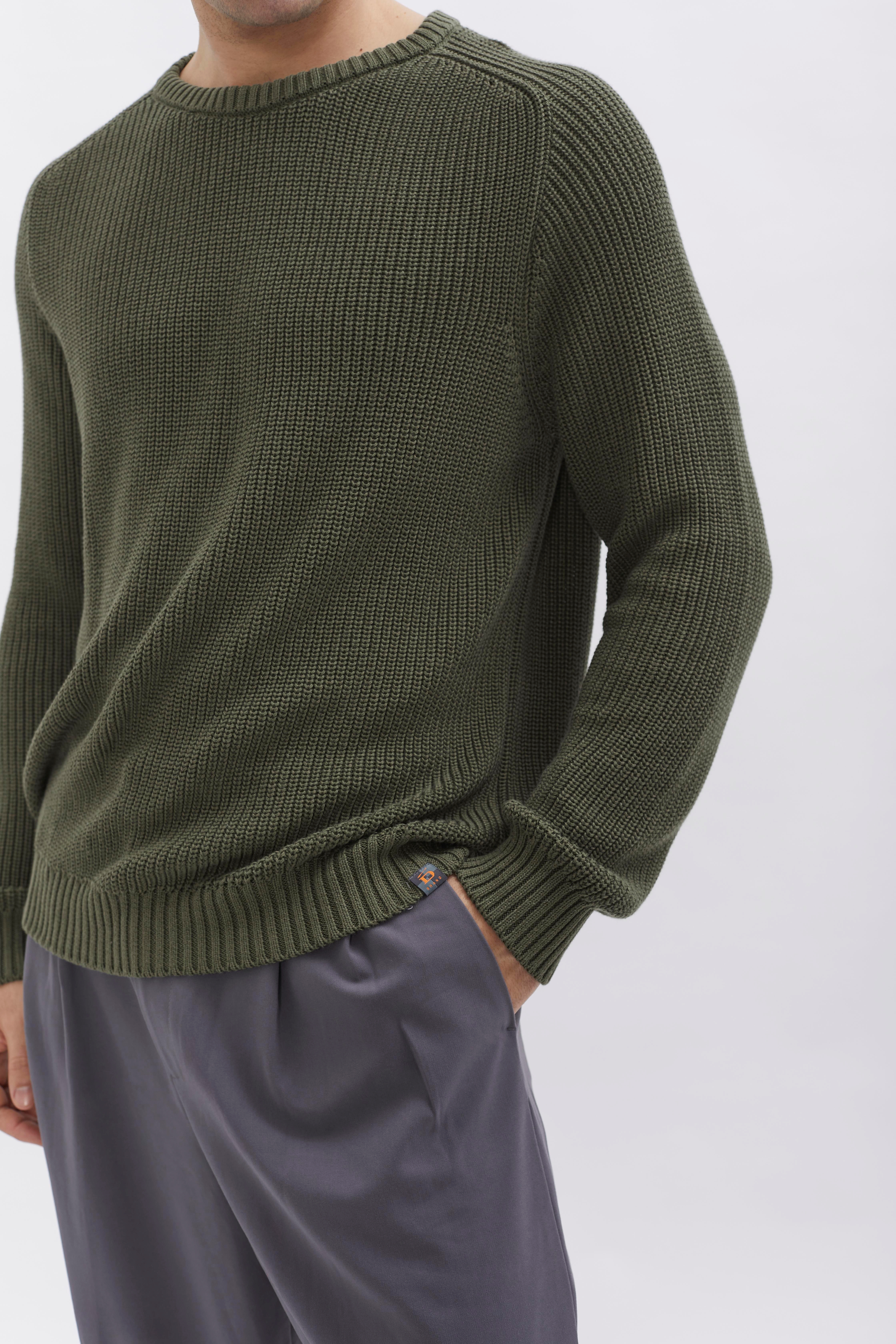D-Brand, Pullover, Knit Crewneck, HUNT GREEN, Grün, 115201, 115201-325