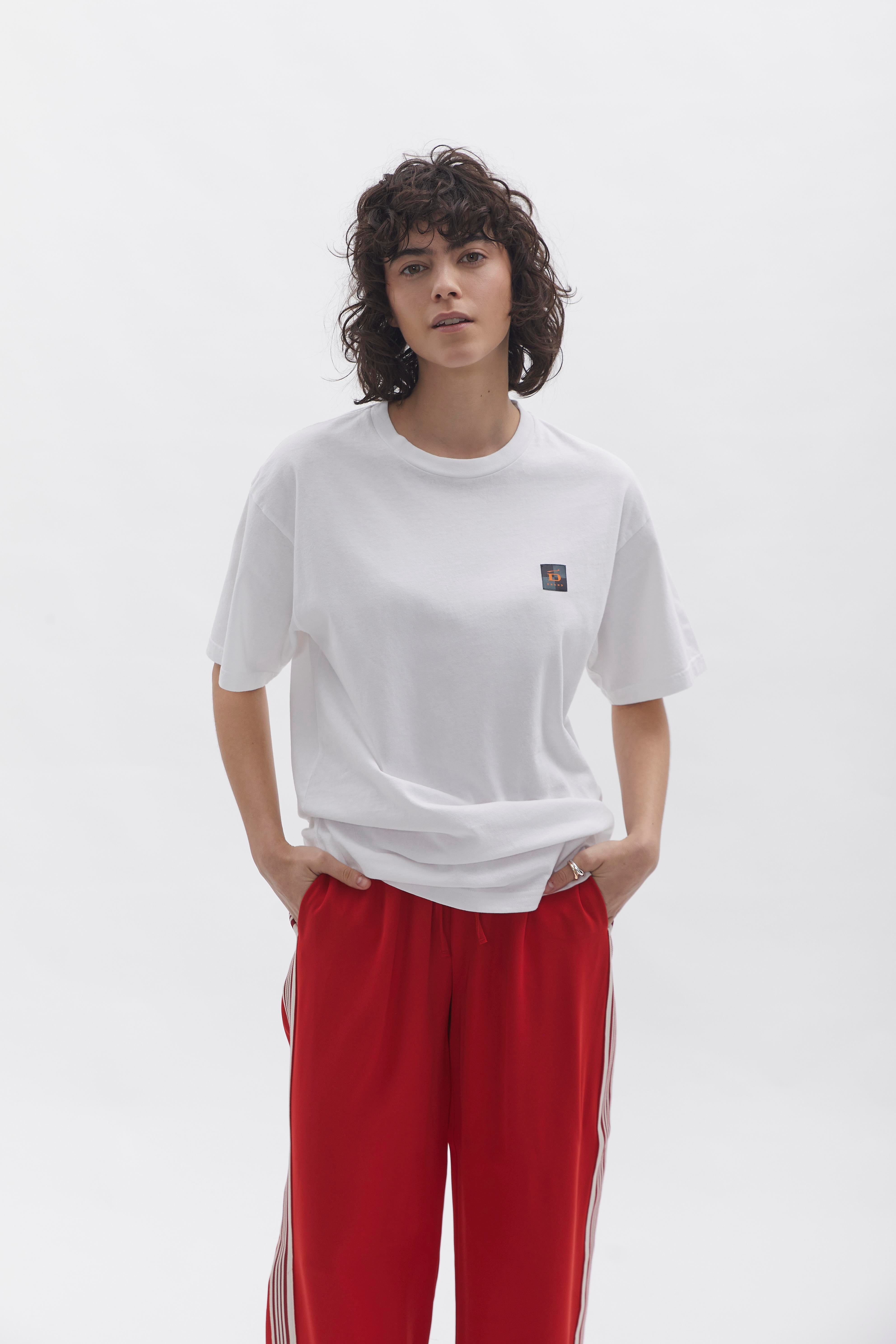 D-Brand, T-Shirts, Polos und Tops, Relaxed T-Shirt, WHITE, Weiß, 222203, 222203-110