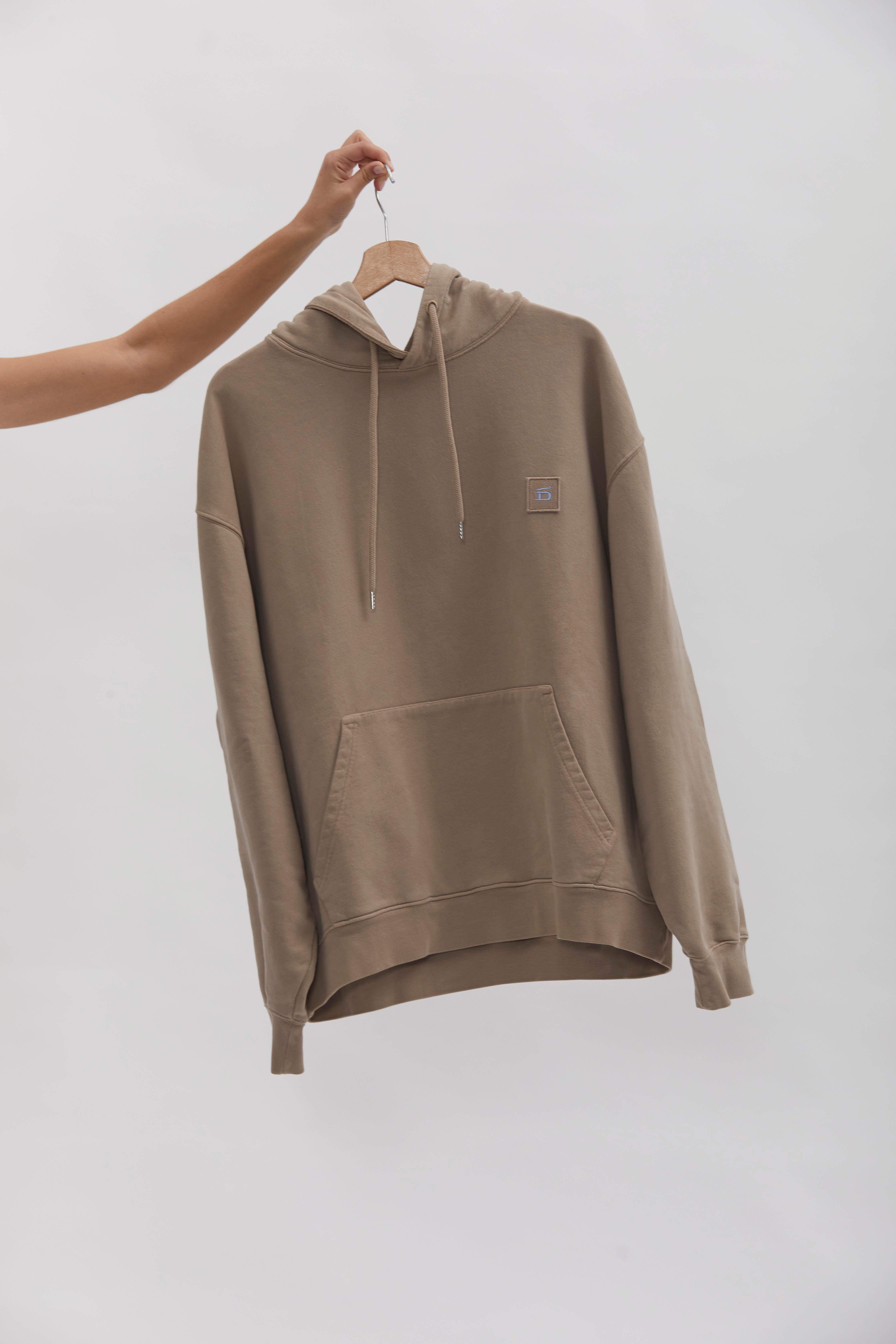 D-Brand, Hoodies, Zip Hoodies, D-Hoodie, ALMOND, Braun, 220101, 220101-252