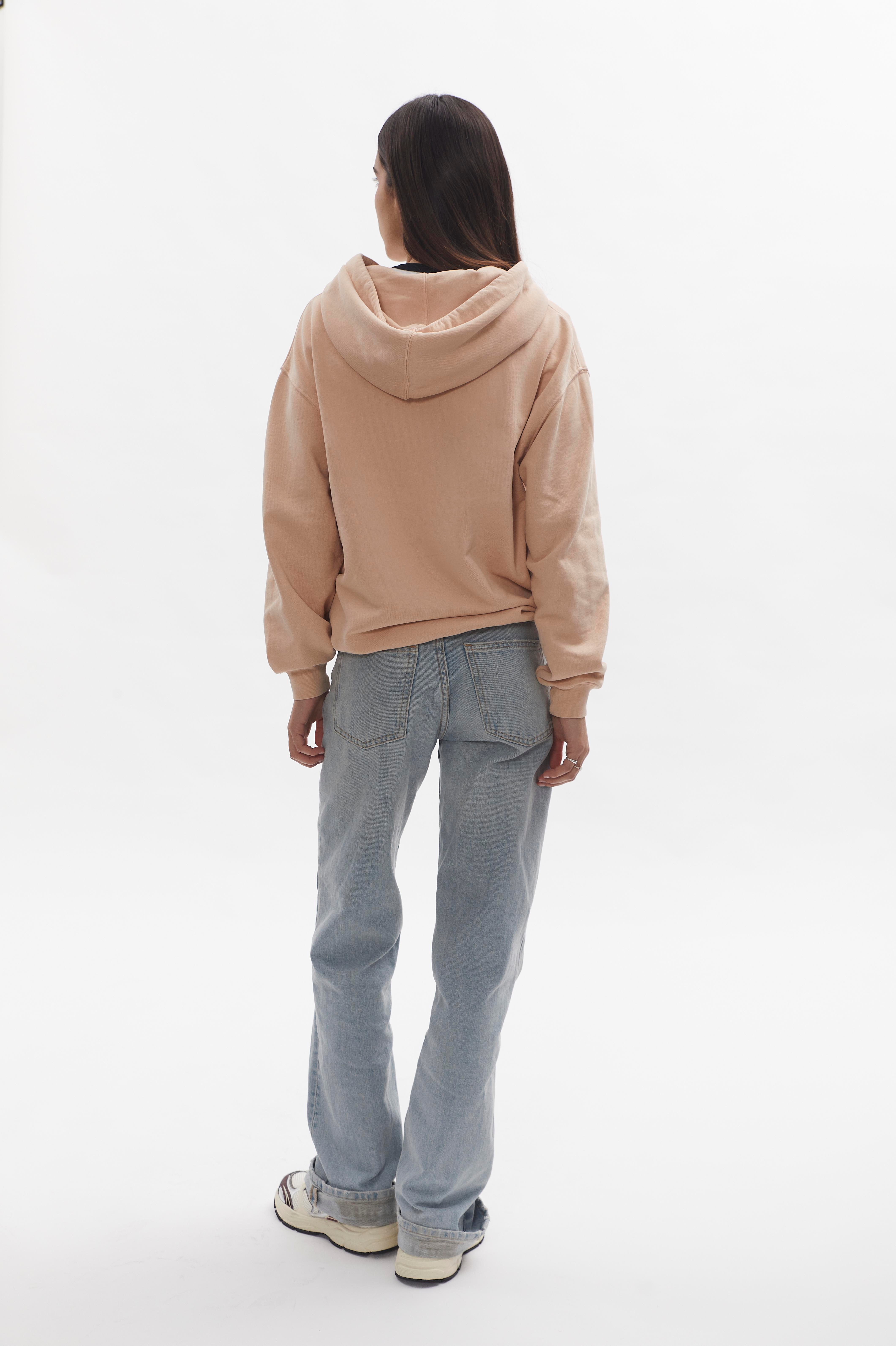 D-Brand, Hoodies, Zip Hoodies, Badge Hoodie, SALMON, Lachs, 220001, 220001-680