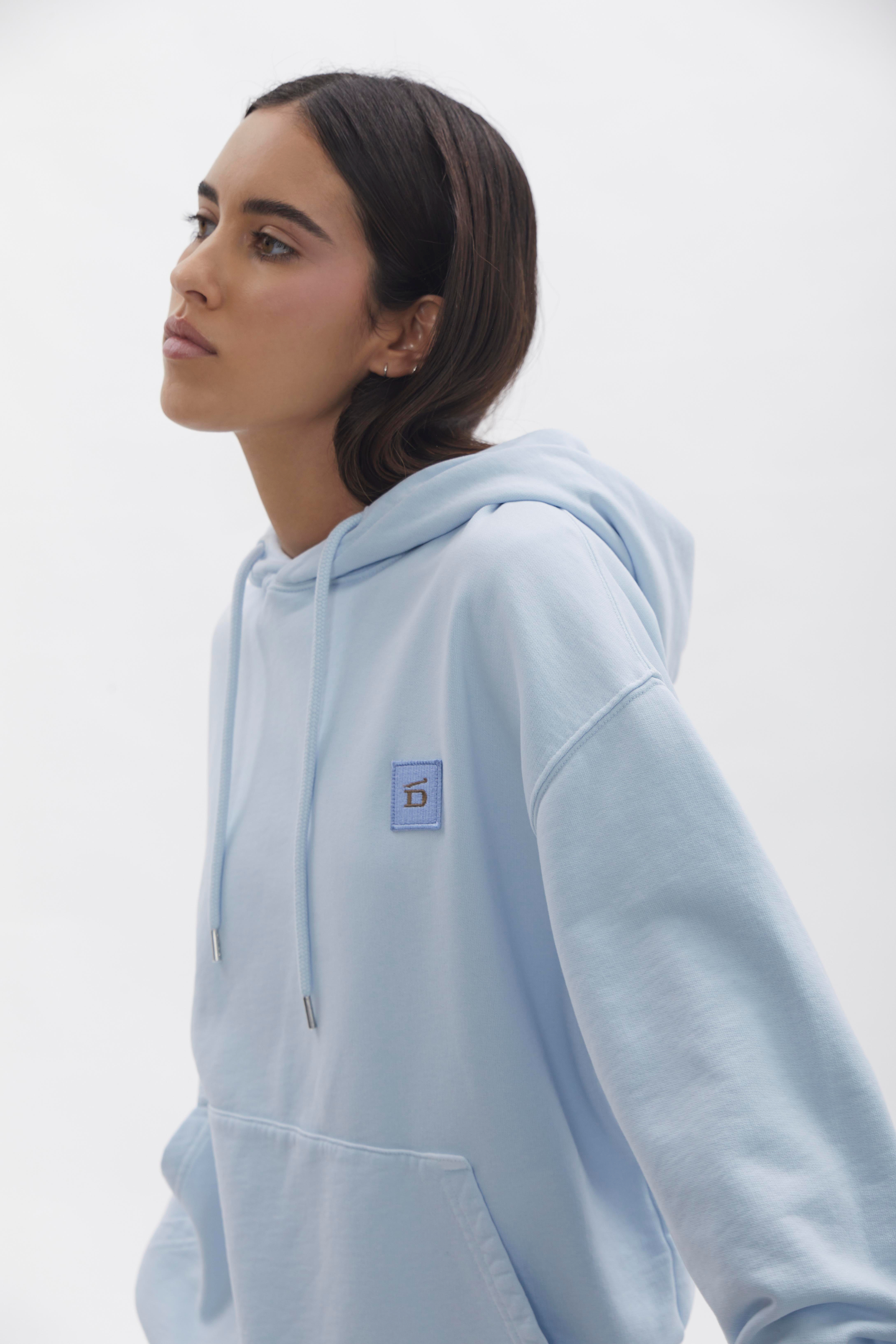 D-Brand, Hoodies, Zip Hoodies, D-Hoodie, ICE BLUE, 220101, 220101-407